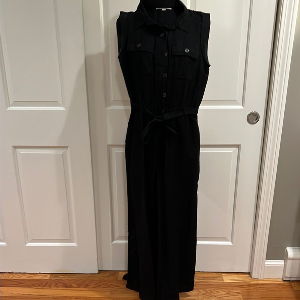 Black Sleeveless Jumpsuit